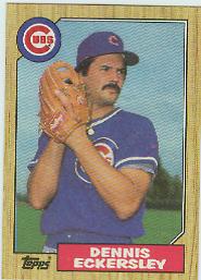 1987 Topps Baseball Cards      459     Dennis Eckersley